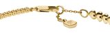 FOSSIL Sutton Love-All Heart Link Tennis Bracelet Gold-Tone