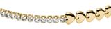 FOSSIL Sutton Love-All Heart Link Tennis Bracelet Gold-Tone