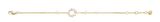 FOSSIL Ellis Mixed Shapes Brass Station Bracelet Gold-Tone