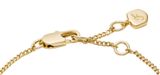 FOSSIL Ellis Mixed Shapes Brass Station Bracelet Gold-Tone