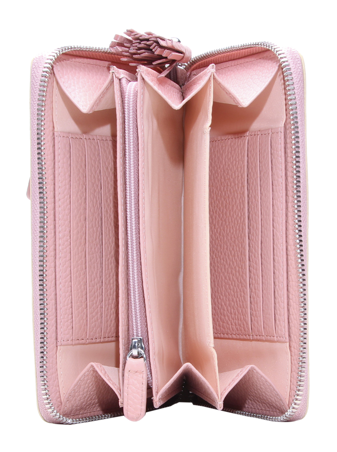 Esquire Virginia Zip Around Wallet Rose Esquire Virginia Zip Around Wallet Rose