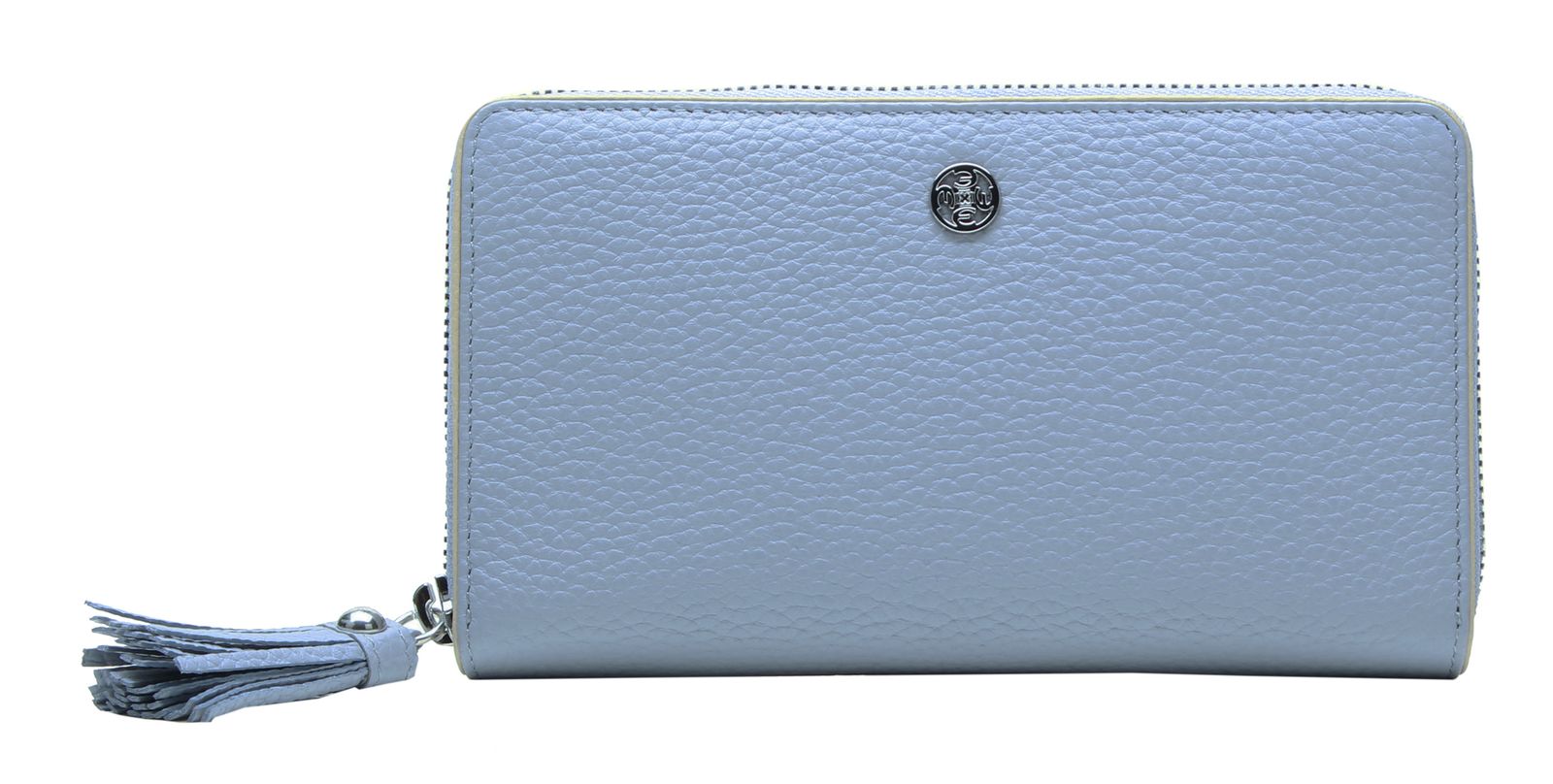 Esquire Virginia Zip Around Wallet Light Blue