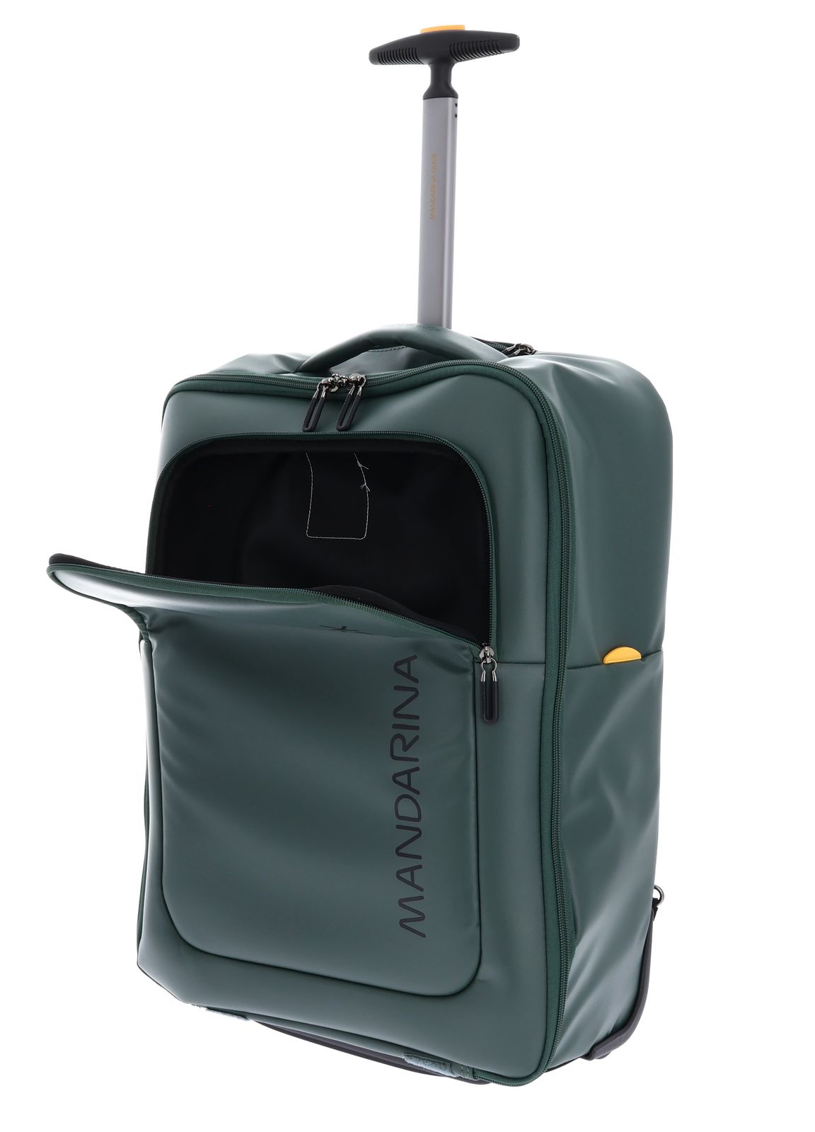 MANDARINA DUCK Eco Coated Trolley Backpack Deep Green MANDARINA DUCK Eco Coated Trolley Backpack Deep Green
