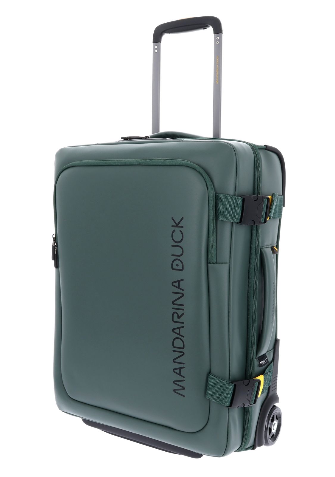 MANDARINA DUCK Eco Coated Wheeled Duffle S Deep Green