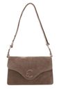 COCCINELLE C-Me Softy Shoulder Bag Suede Le. / Grained Le. S Warm Ta / Warm Ta