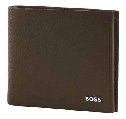BOSS New Crosstown 4 CC Coin Wallet Medium Brown