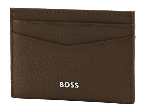 BOSS New Crosstown Card Holder Medium Brown