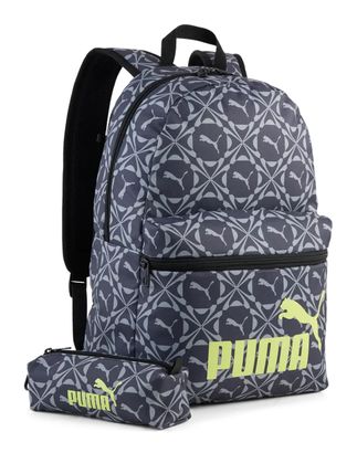 PUMA Phase Backpack Moody Gray - Smokey Gray - Geometric AOP PUMA Phase Backpack Moody Gray - Smokey Gray - Geometric AOP