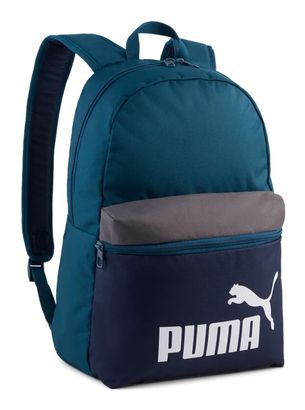 PUMA Phase Color Block Backpack Midnight Petrol - Moody Gray PUMA Phase Color Block Backpack Midnight Petrol - Moody Gray