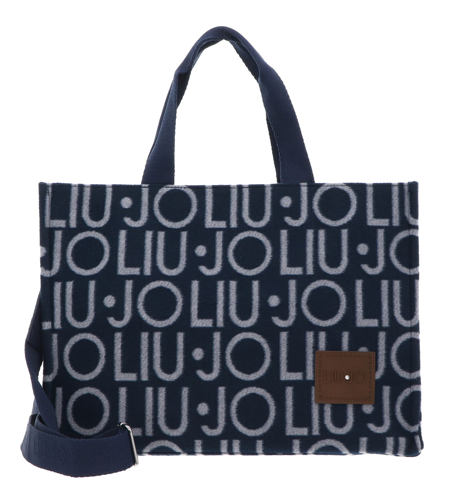 LIU JO Logo Tote Bag L Denim