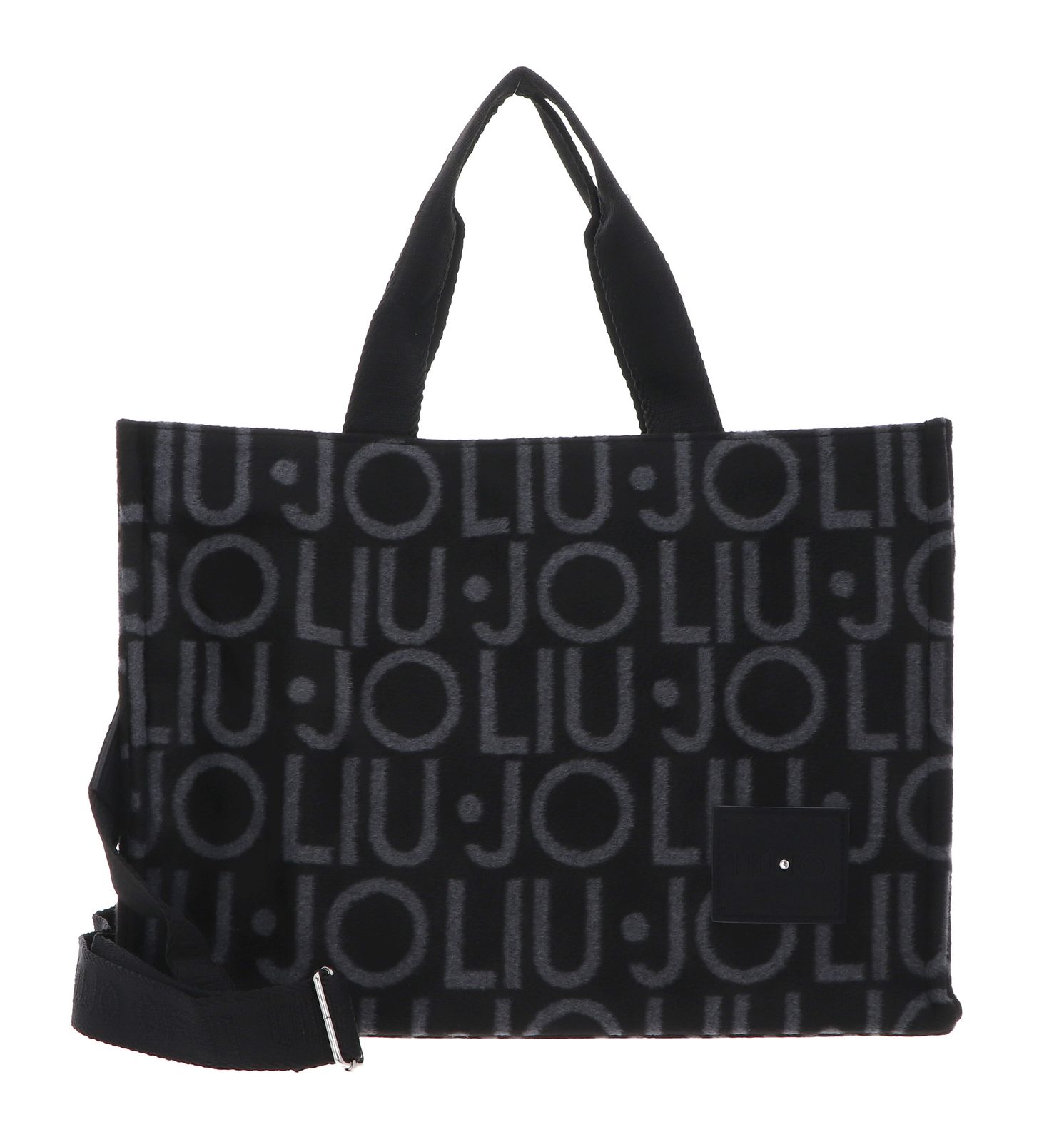 LIU JO Logo Tote Bag L Nero