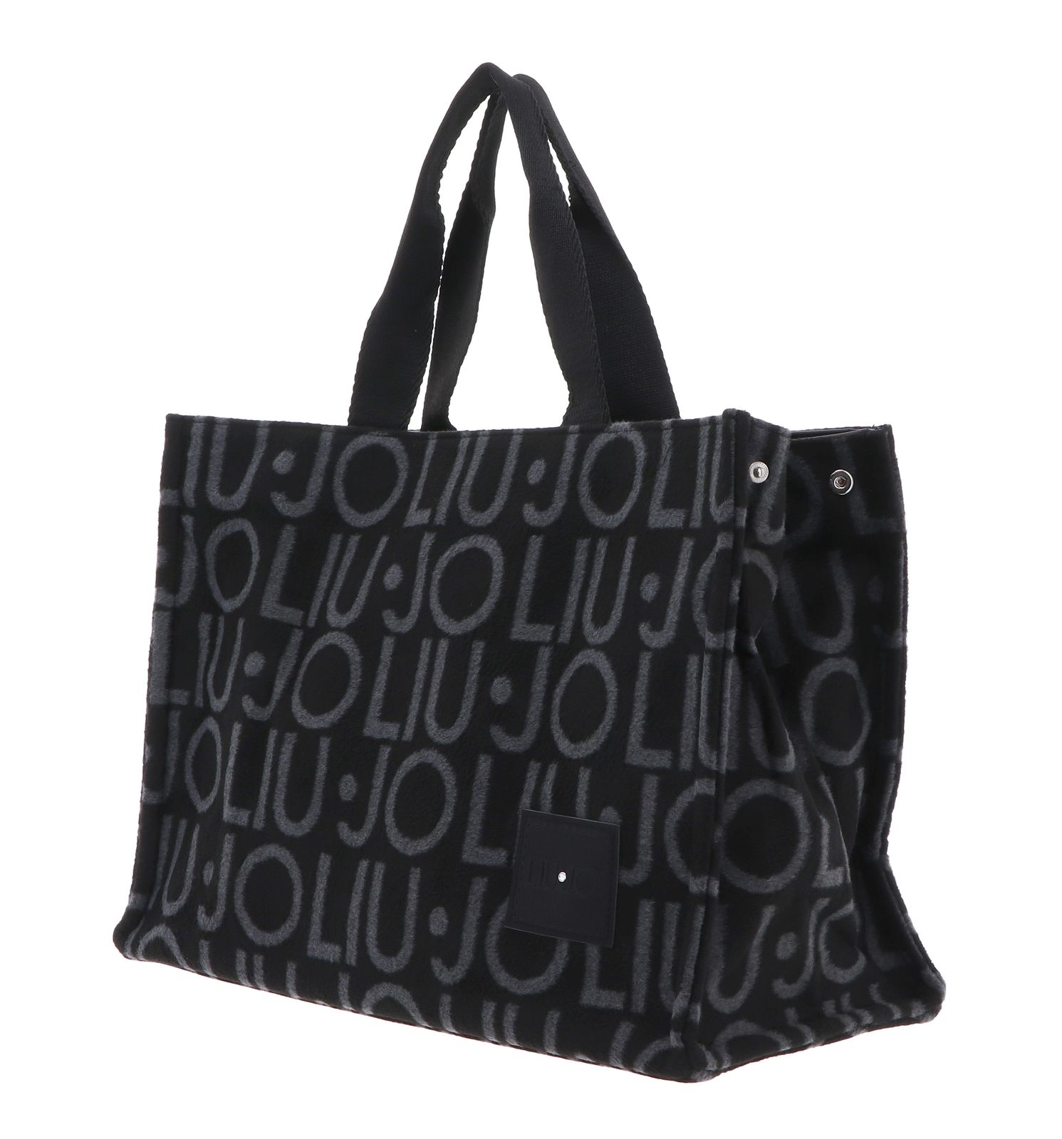LIU JO Logo Tote Bag L Nero LIU JO Logo Tote Bag L Nero