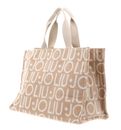 LIU JO Logo Tote Bag L Naturale LIU JO Logo Tote Bag L Naturale