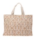 LIU JO Logo Tote Bag L Naturale LIU JO Logo Tote Bag L Naturale