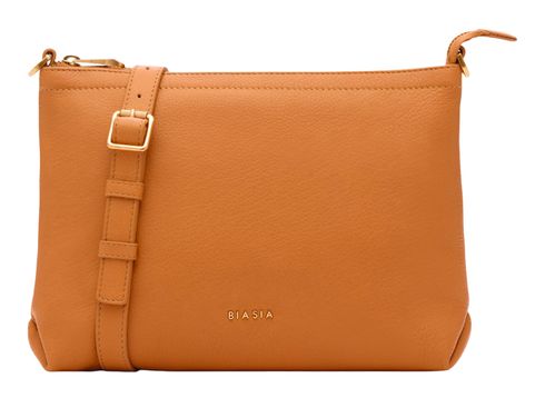 BIASIA Weave Small Crossbody Bag Cuoio