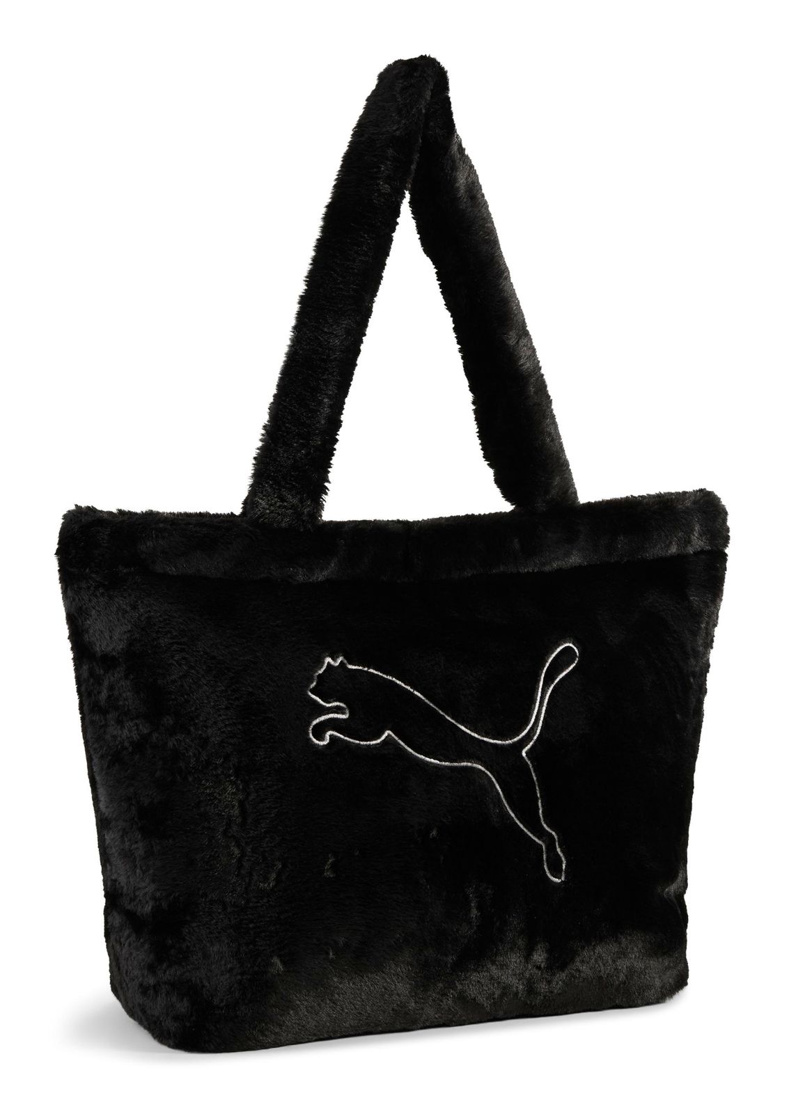 PUMA UP Faux Fur Shopper Puma Black