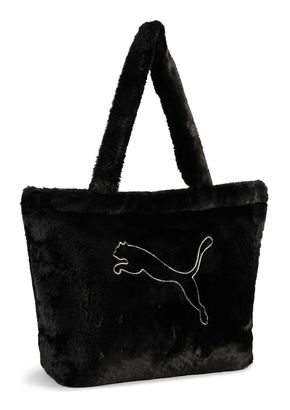 PUMA UP Faux Fur Shopper Puma Black PUMA UP Faux Fur Shopper Puma Black
