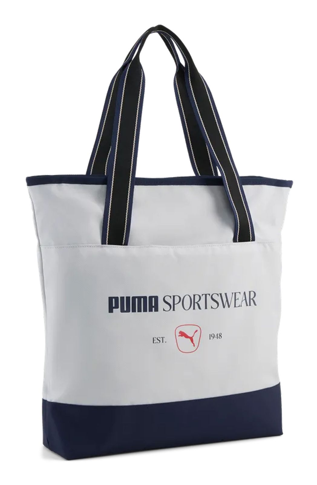 PUMA Phase Class Tote Bag Cool Light Gray - PUMA Navy