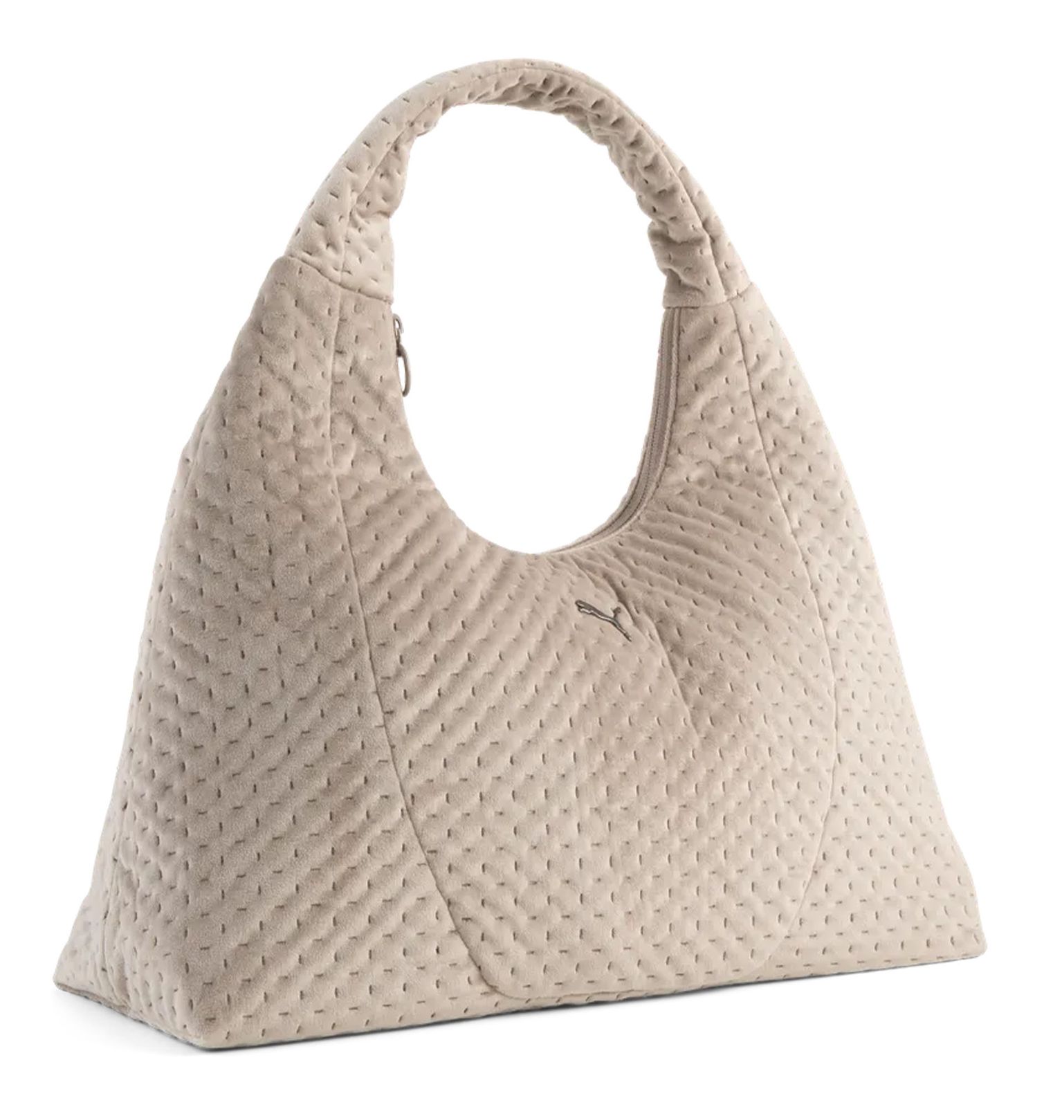 PUMA UP Large Velvet Prism Bag Mouse Gray