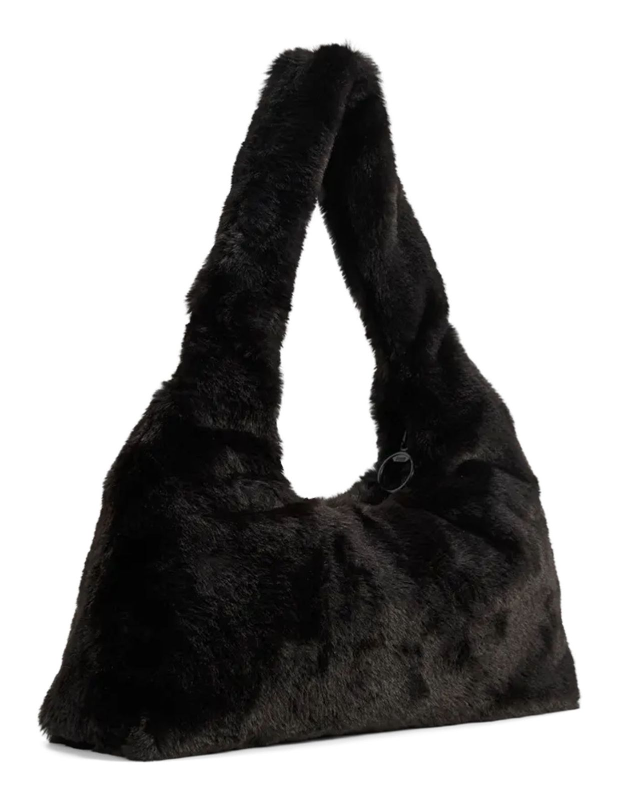 PUMA Up Faux Fur Prism Bag S Puma Black PUMA Up Faux Fur Prism Bag S Puma Black