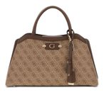 GUESS Lindsey Girlfriend Satchel Latte Logo GUESS Lindsey Girlfriend Satchel Latte Logo