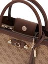 GUESS Lindsey Girlfriend Satchel Latte Logo GUESS Lindsey Girlfriend Satchel Latte Logo