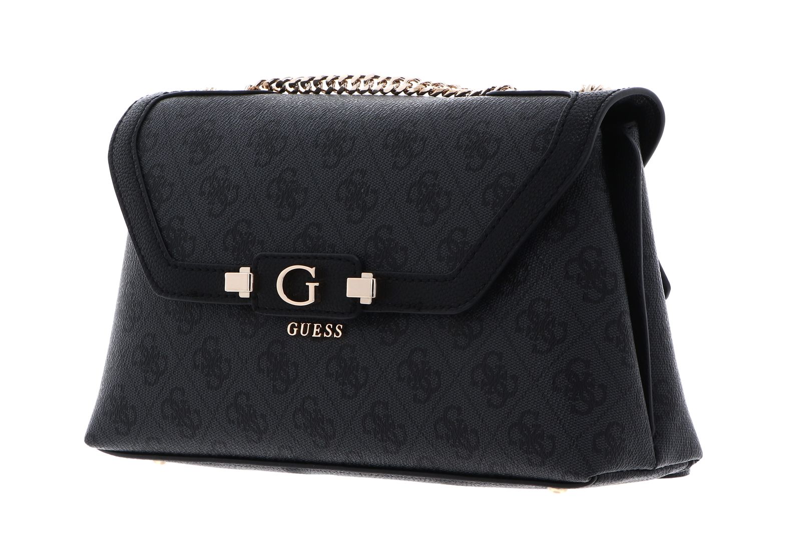 GUESS Lindsey Convertible Xbody Flap Coal Logo GUESS Lindsey Convertible Xbody Flap Coal Logo