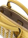 GUESS Kora Mini Box Satchel Honey