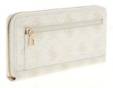 GUESS Emelie Logo SLG Zip Around Wallet L White Logo GUESS Emelie Logo SLG Zip Around Wallet L White Logo