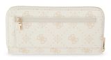 GUESS Emelie Logo SLG Zip Around Wallet L White Logo GUESS Emelie Logo SLG Zip Around Wallet L White Logo