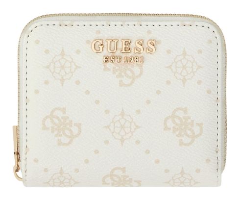 GUESS Emelie Logo SLG Zip Around S White Logo GUESS Emelie Logo SLG Zip Around S White Logo