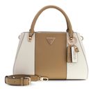 GUESS Noelle II Luxury Satchel Cream White / Beige GUESS Noelle II Luxury Satchel Cream White / Beige
