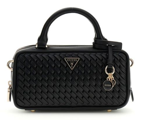 GUESS Kora Mini Box Satchel Black