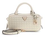 GUESS Kora Mini Box Satchel Cream White