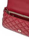 GUESS Giully II Top Handle Flap Bag Dark Cherry GUESS Giully II Top Handle Flap Bag Dark Cherry