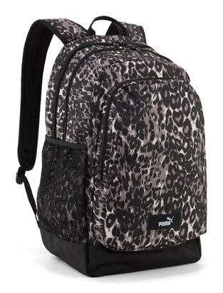 PUMA Academy AOP Backpack Mouse Gray-Buttercream-Leopard AOP PUMA Academy AOP Backpack Mouse Gray-Buttercream-Leopard AOP