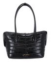 KARL LAGERFELD Le Ballet K / Autograph Quilt Wrinkled Top Handle M Black - Vibration Gold KARL LAGERFELD Le Ballet K / Autograph Quilt Wrinkled Top Handle M Black - Vibration Gold