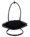 KARL LAGERFELD Le Ballet K / Autograph Quilt Wrinkled Top Handle M Black - Vibration Gold KARL LAGERFELD Le Ballet K / Autograph Quilt Wrinkled Top Handle M Black - Vibration Gold