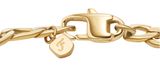 FOSSIL Ellis Stainless Steel ID Bracelet Gold-Tone
