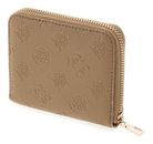 GUESS Ella Logo SLG Zip Around S Beige Logo GUESS Ella Logo SLG Zip Around S Beige Logo