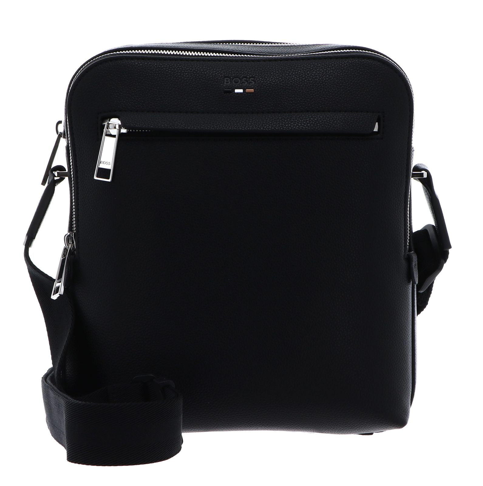 BOSS Ray Big Zip Reporter Black