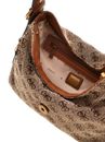 GUESS Camden Mini Shoulder Bag S Latte Logo / Cognac GUESS Camden Mini Shoulder Bag S Latte Logo / Cognac
