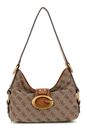 GUESS Camden Mini Shoulder Bag S Latte Logo / Cognac GUESS Camden Mini Shoulder Bag S Latte Logo / Cognac