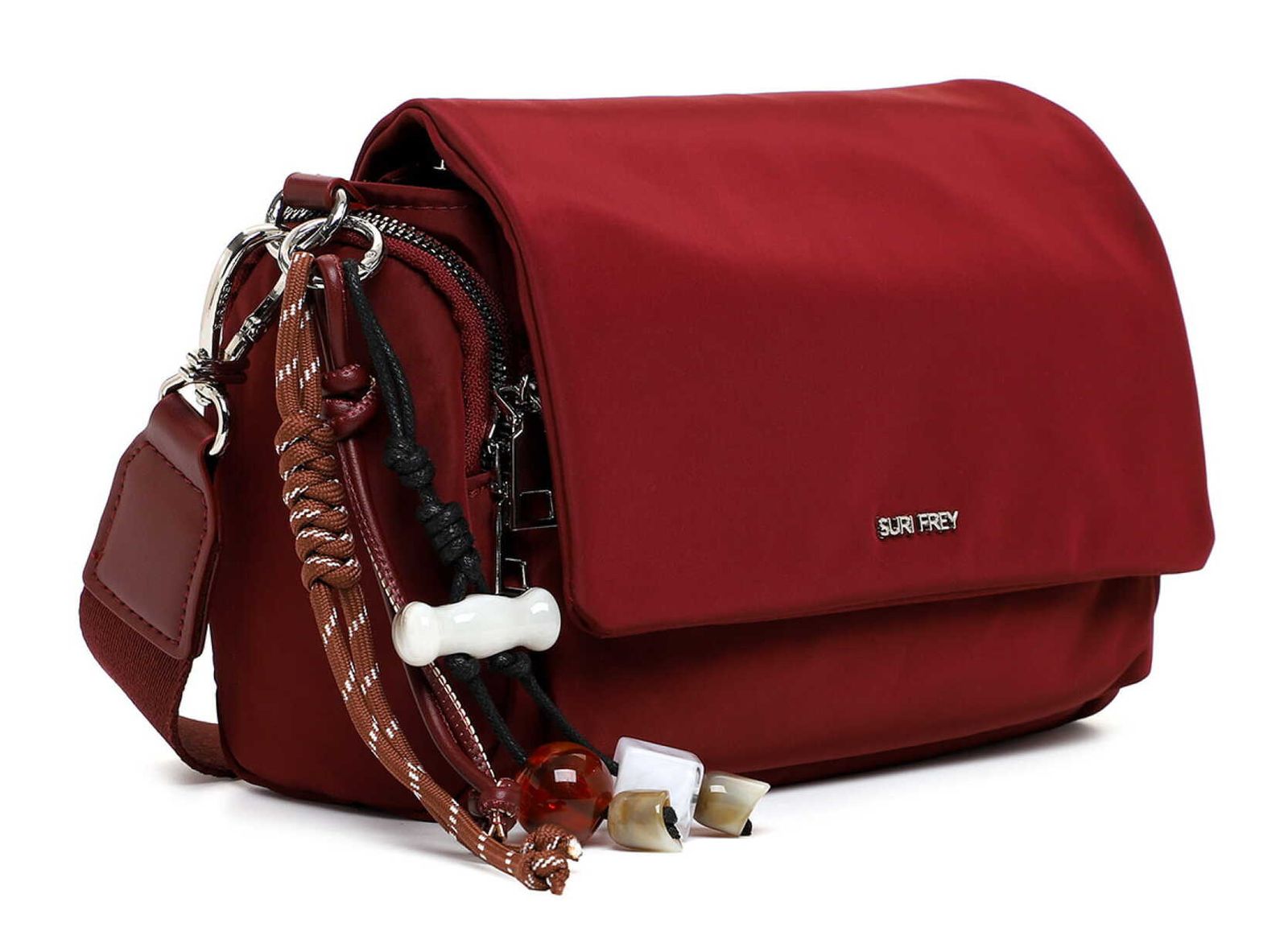 SURI FREY Sandey Handbag with Flap M Wine SURI FREY Sandey Handbag with Flap M Wine