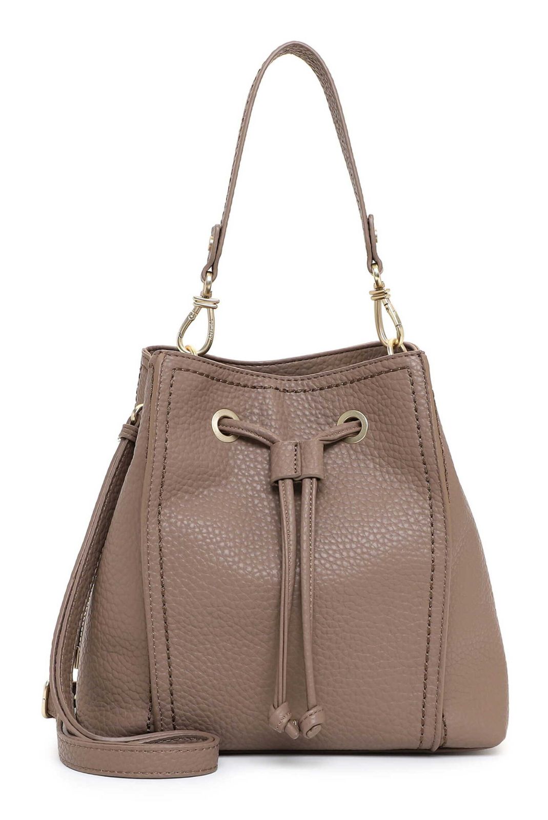 SURI FREY Soey Drawstring Bag Taupe
