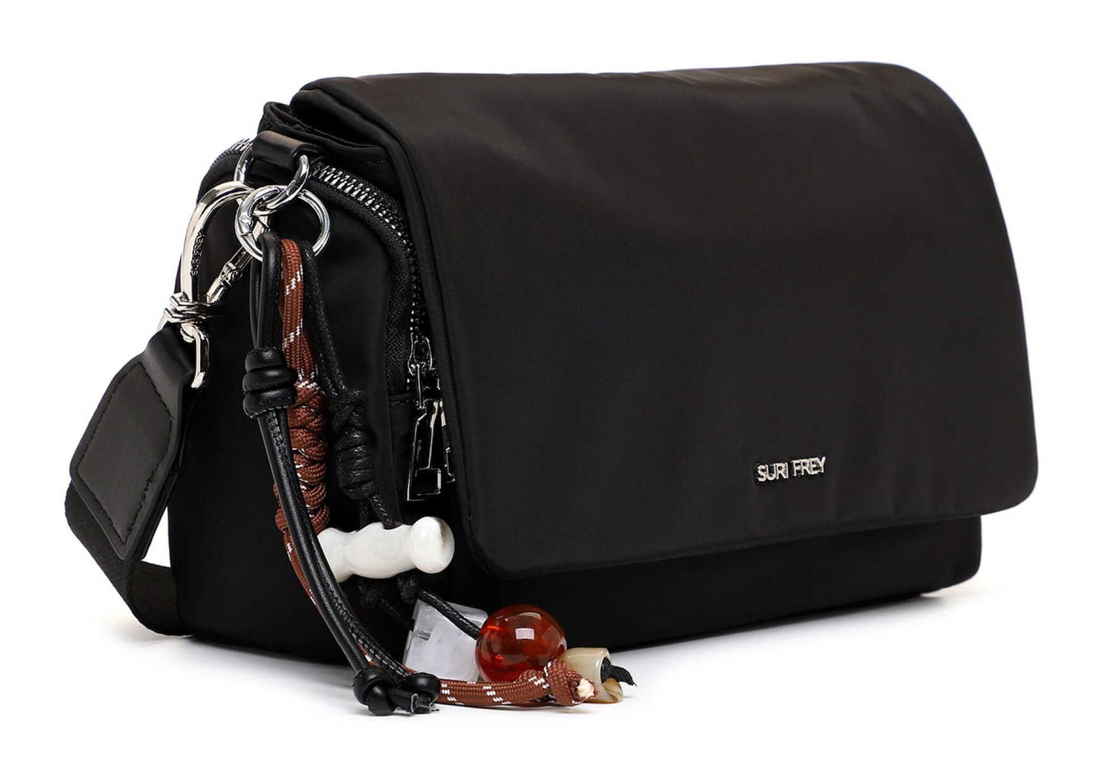 SURI FREY Sandey Handbag with Flap M Black SURI FREY Sandey Handbag with Flap M Black