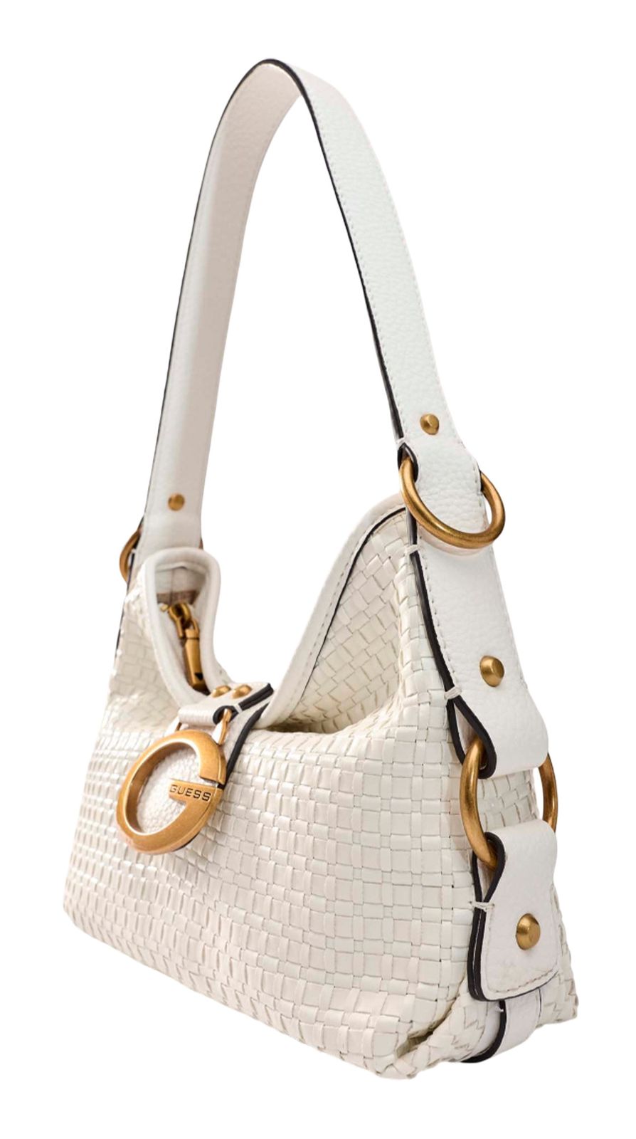GUESS Camden Mini Shoulder Bag S White GUESS Camden Mini Shoulder Bag S White