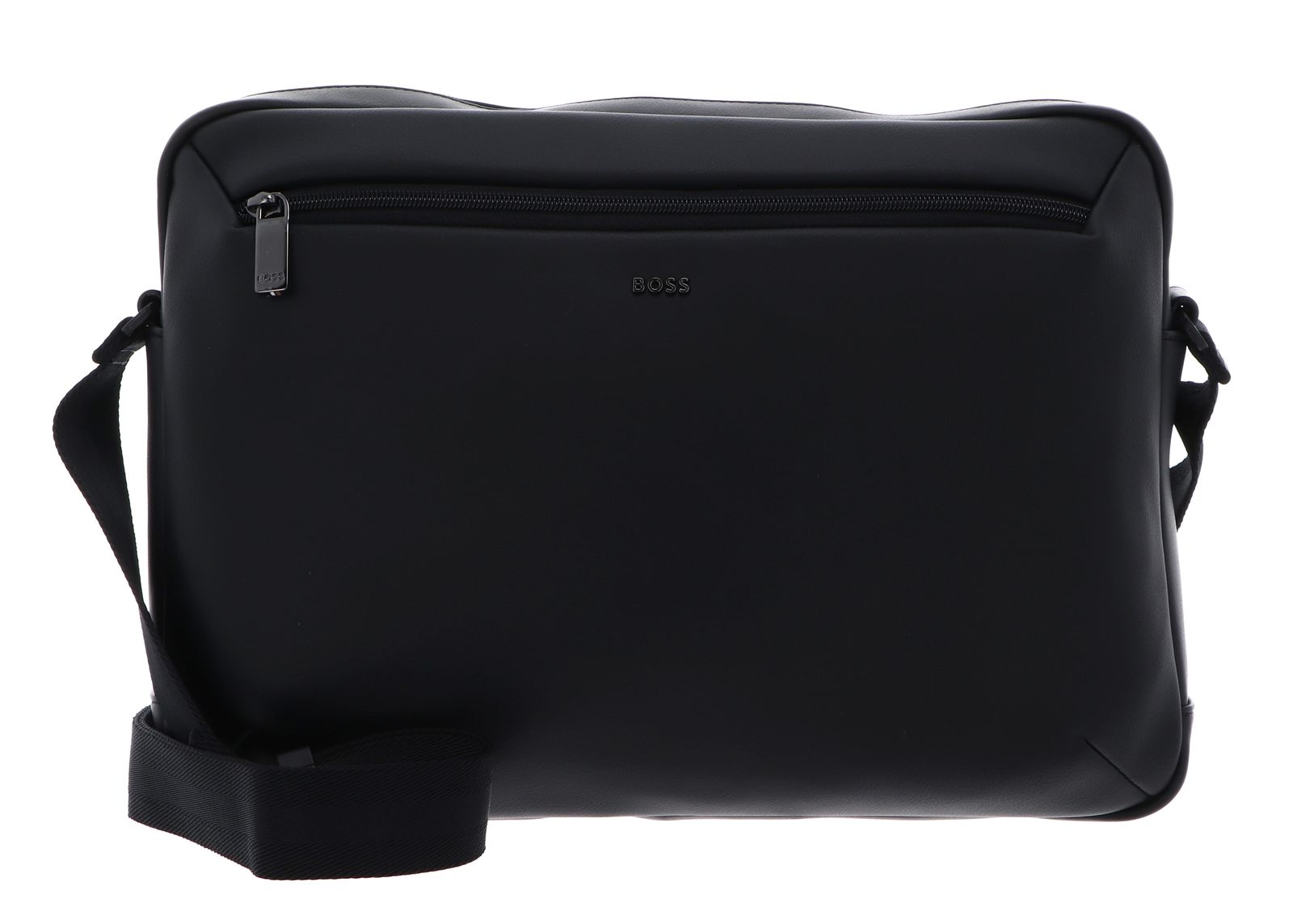 BOSS Jace Zip Messenger Bag Black