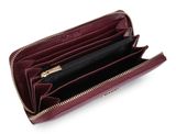 L.CREDI Perla Zip Around Wallet Cherry Shade