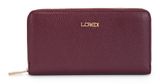 L.CREDI Perla Zip Around Wallet Cherry Shade